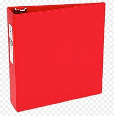Red Binder Standing Png Image With Transparent Background Toppng