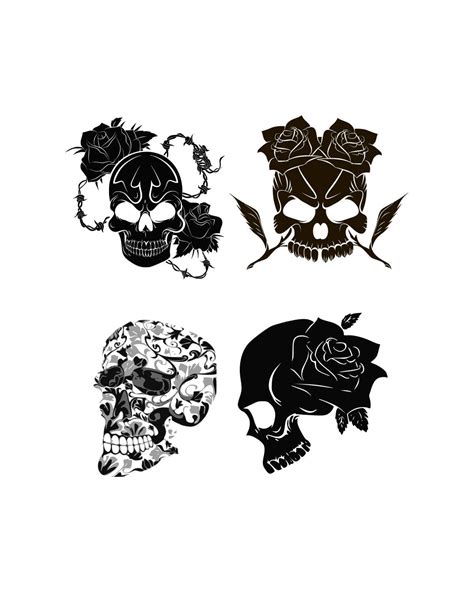 38+ Skull with roses svg ideas in 2021 | This is Edit