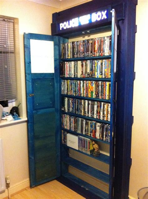 A Doctor Who Tardis Built In Bookcase Go Anywhere In Time