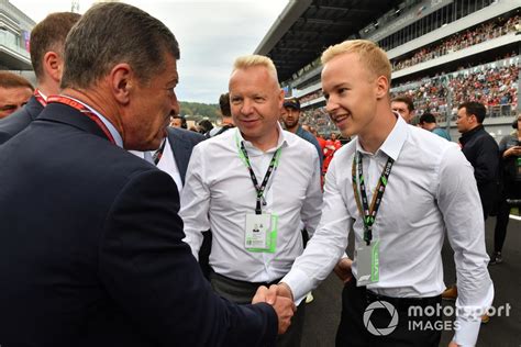 Who is nikita mazepin's dad? Nikita Mazepin with his Father Dmitry Mazepin, Chairman of ...