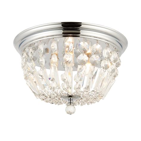 Bathroom ceiling light fixtures are usually installed in the middle of the bathroom. Endon Lighting Thorpe 3 Light Semi-Flush Bathroom Ceiling ...