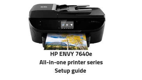 Hp Envy 7640 Printer Wireless Setup Geek Support