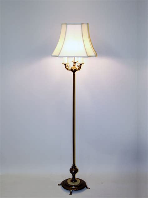 Potterybarn.com has been visited by 100k+ users in the past month Three Light Reading Floor Lamp w/ Graceful Floral Arms ...
