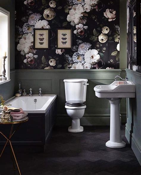 20 Floral Wallpaper For Bathroom