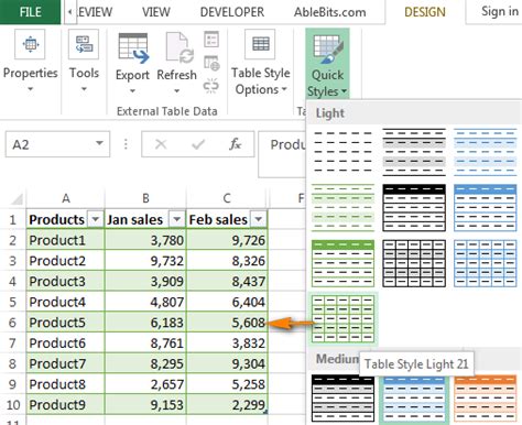 How To Highlight Every Other Row Or Column In Excel To Alternate Row