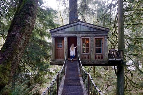 Fairy Tale Treehouses Treehouse Point Washington My Feet Will Lead Me