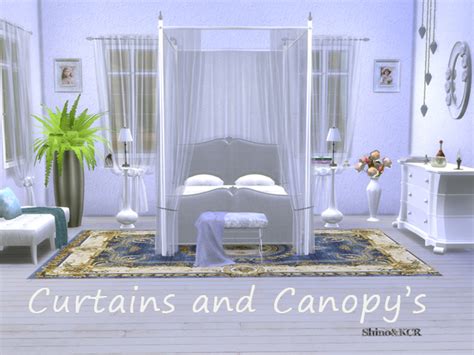 Curtains And Canopys By Shinokcr At Tsr Sims 4 Updates