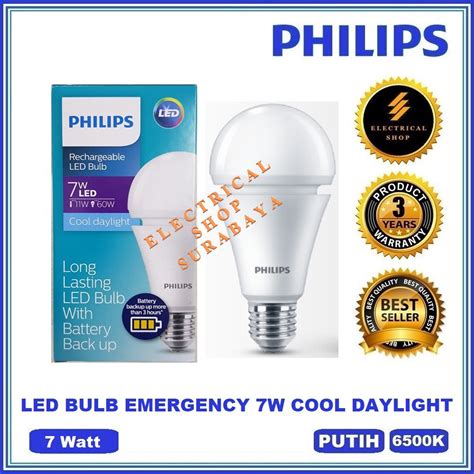 Lampu led philips bulb 18 watt: PHILIPS LAMPU LED BULB EMERGENCY 7W 7 WATT PUTIH (GROSIR ...