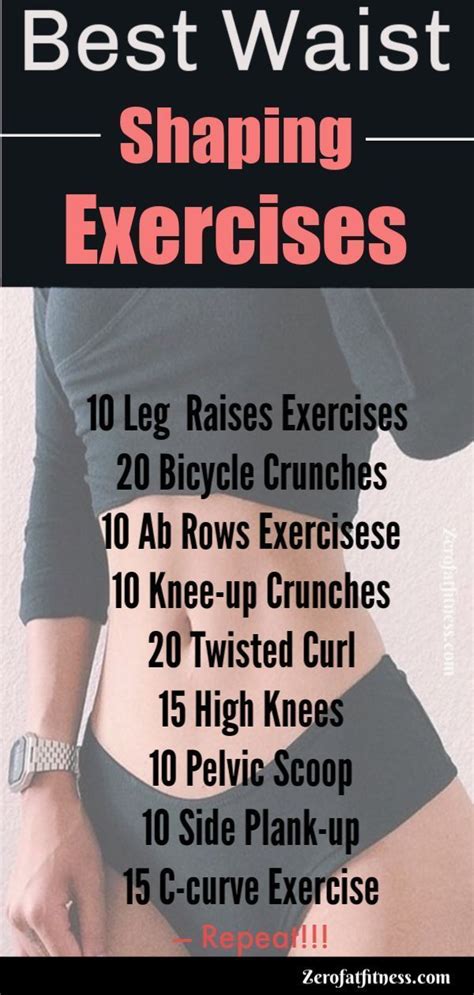 How To Get A Smaller Waist Best 10 Exercises For Smaller Waist