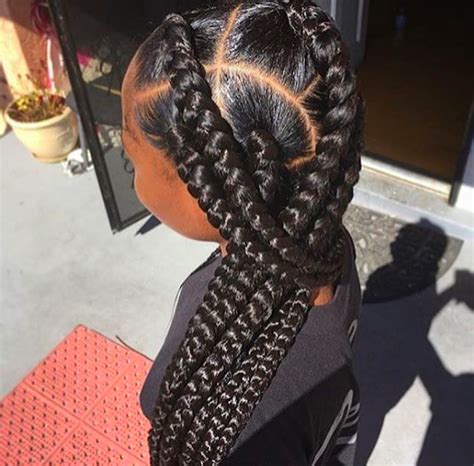 Big Jumbo Braids Big Box Braids Can Be Up To A Couple Of Inches Wide Giving You A More Bold