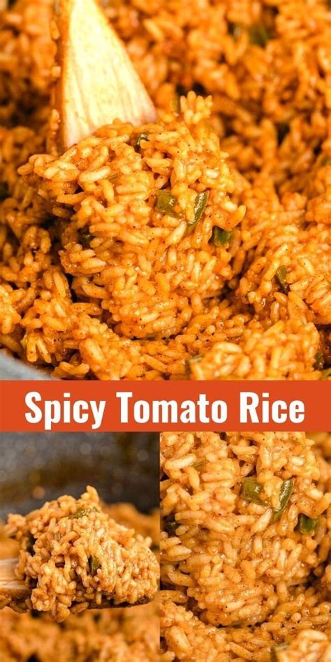 Spicy Tomato Rice Tomato Rice Cooking Easy Meals