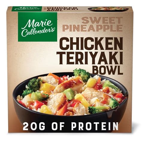 Looking for the best marie callender's frozen food? Marie Callender's Frozen Meal, Sweet Pineapple Chicken Teriyaki Bowl, 12.3 Ounce - Walmart.com ...