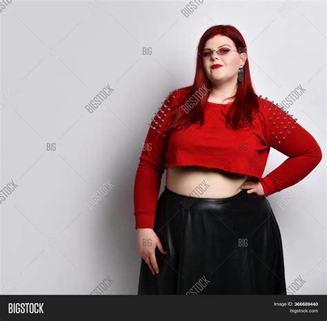 Fat Redhead Lady Red Image And Photo Free Trial Bigstock