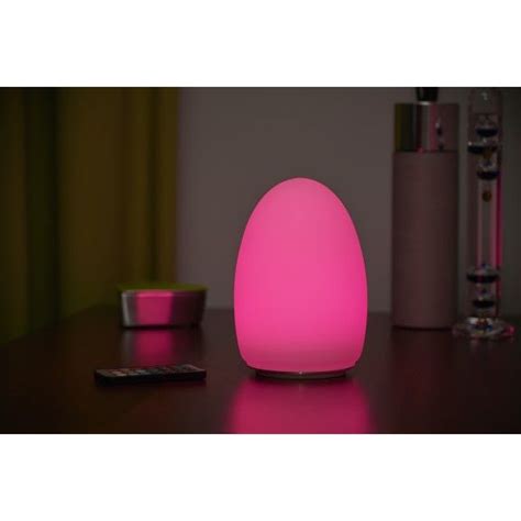 Auraglow Rechargeable Cordless Colour Changing Led Table Lamp Egg In