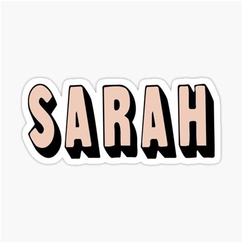 Sarah Name Ts And Merchandise Redbubble