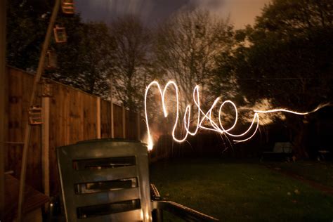Sparkler Mike Done Using Sparklers And A Long Exposure Mi Flickr