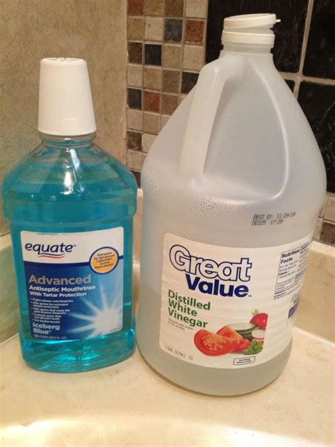 Mouthwash Vinegar Water Foot Soak I Had Been Hearing About This So I