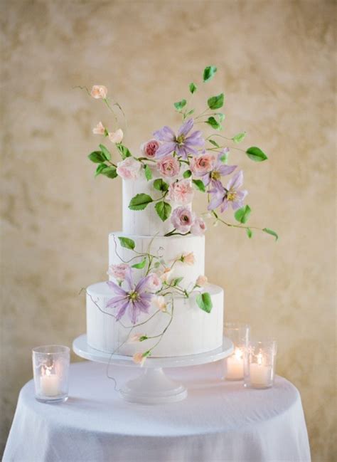 Fancy Floral Wedding Cakes Southbound Bride