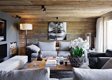 Rustic Residence By Caprini Pellerin Architecture Living Room Designs