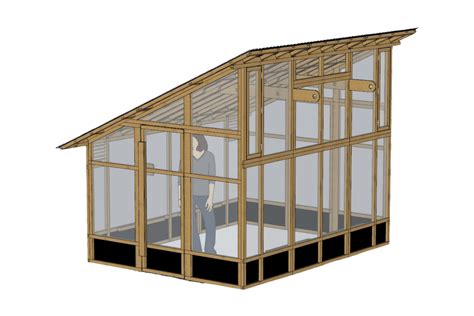 Premium Quality Large Multi Climate Xl Slant Roof Greenhouse Kit