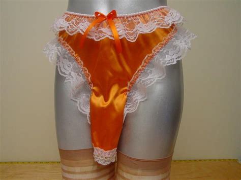~unique~ Sleeve Frilly Sissy Panties Choice Of 7 Colors Ebay