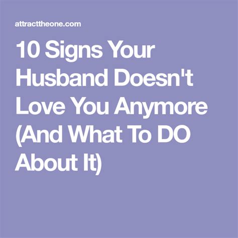 10 Signs Your Husband Doesnt Love You Anymore Otosection