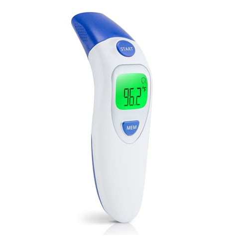 Lcd Digital Ir Infrared Forehead And Ear Dual Mode Thermometer Gun