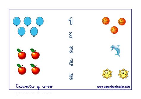 Números Del 1 Al 5 Fichas De Matemáticas Para Infantil
