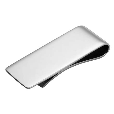 Engravable Sterling Silver Money Clip Etsy