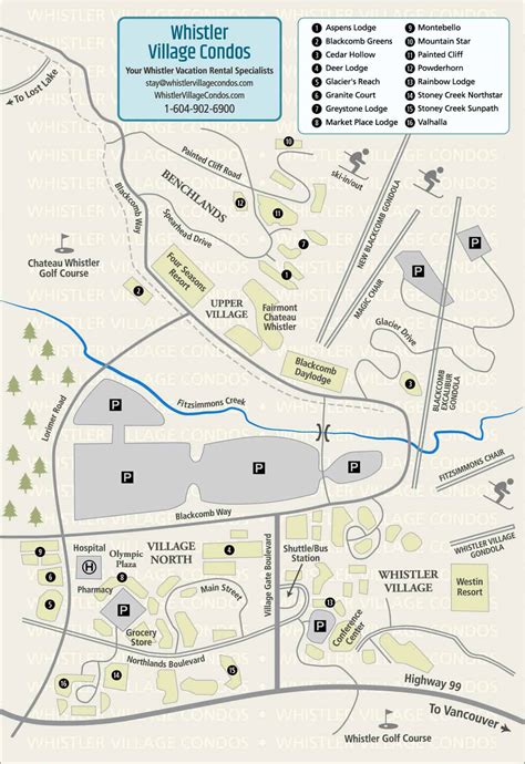 Whistler Village Condos Map Find The Perfect Vacation Rental