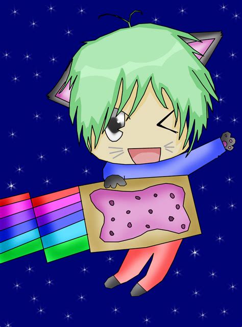Nyan Cat Chibi For Adopt By Mangetsu Ro On Deviantart