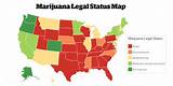 Images of States With Legal Marijuana Laws