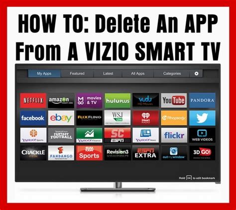 Verify that your vizio smart tv is connected to the internet using a wireless or wired connection. How To Delete APPS From A VIZIO SMART TV ...