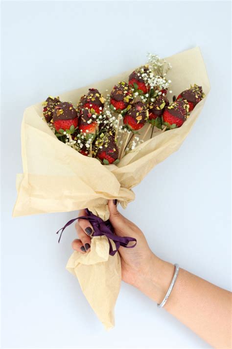 Chocolate Covered Strawberry Bouquet Love Laugh Mirch