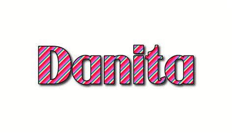 Danita Logo Free Name Design Tool From Flaming Text