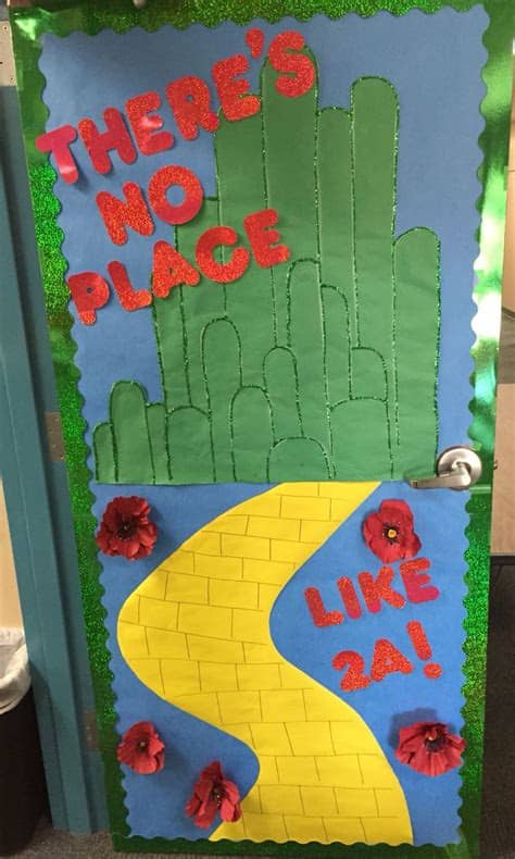 Inspired by classic fairy tales, the wonderful wizard of oz is written in a straightforward, plain way that is easy for children to. Here's my Wizard of Oz themed door. I saw the "There's no ...