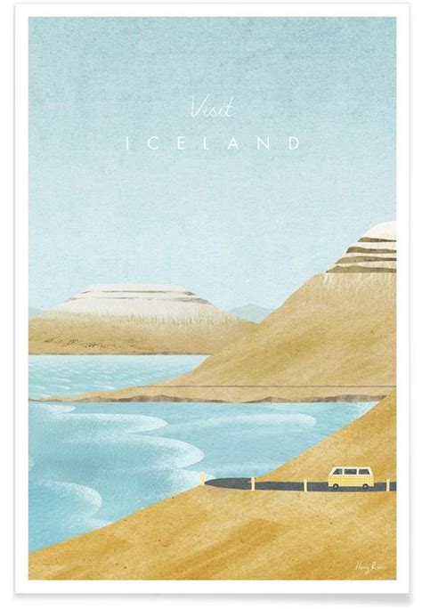 iceland póster juniqe