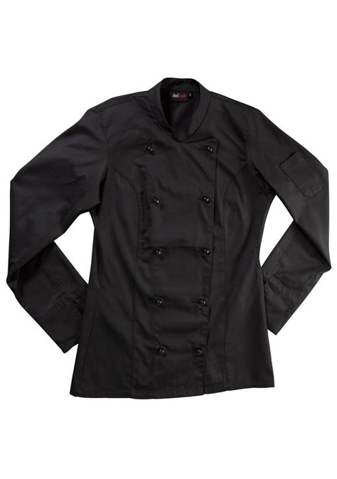 Womens Chef Jackets Double Breasted Chef Jacket For Women In White