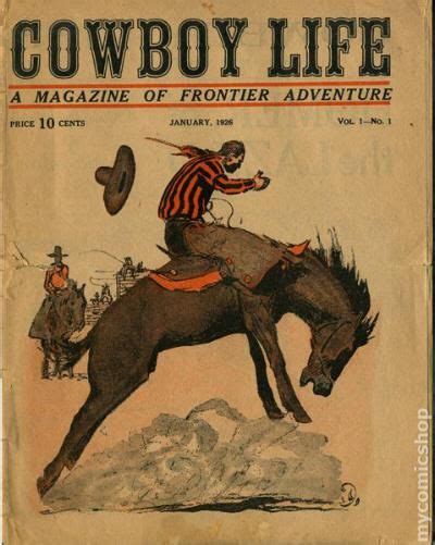 Cowboy Life 1926 Clayton Magazines Pulp Comic Books
