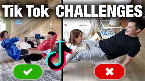 Trying Crazy Tik Tok Challenges Yay Or Nay Youtube