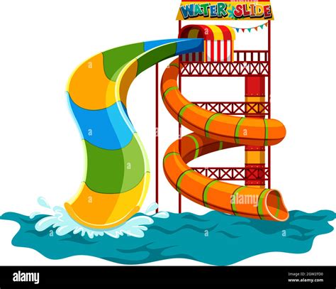 Water Park Slide Splash Cut Out Stock Images And Pictures Alamy