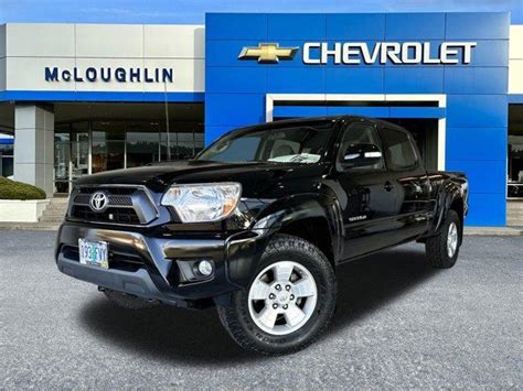 Used 2015 Black Toyota 4wd Double Cab Long Bed V6 Automatic Natl