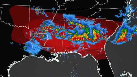 Storms Knock Out Power To More Than 100000 Across The South With High