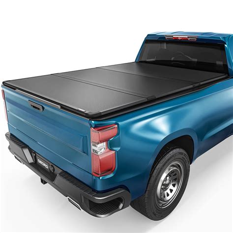 Buy Oedro Hard Trifold Truck Bed Tonneau Cover Compatible With 2019