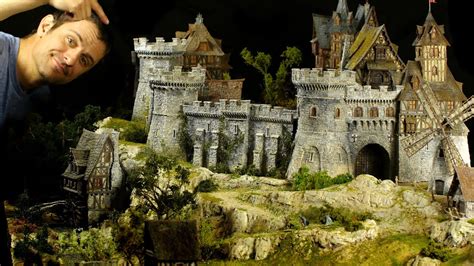 I Made This Massive Castle Diorama Took Me One Year To Complete Youtube