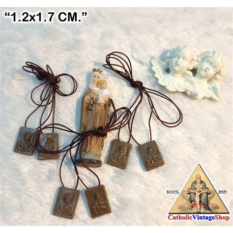 Scapular Cable Mother Of The Scapular Mountain Our Lady Of Mount Carmel Catholic Katalic