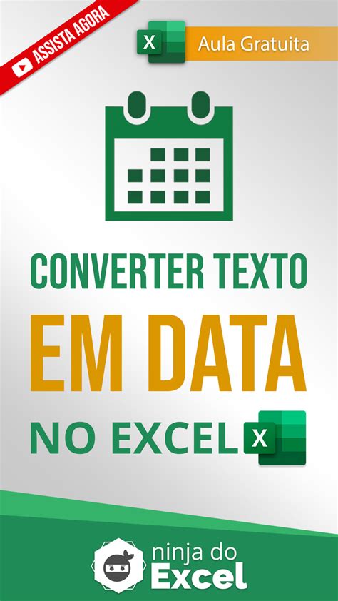 Converter Texto Em Data Excel