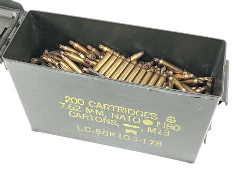 Lot 1 Ammo Can Of Loose 223 556mm Blanks