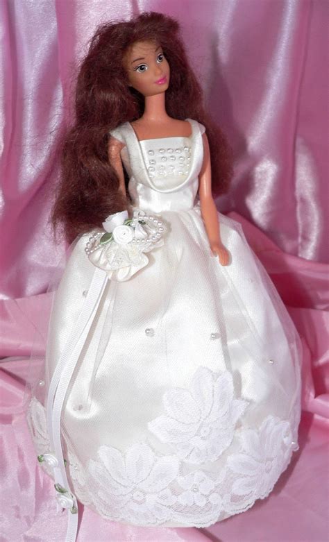 She wants to look super pretty and glamourous for this very special day. GLORIOUS CREATIONS: A WEDDING DRESS FOR BARBIE