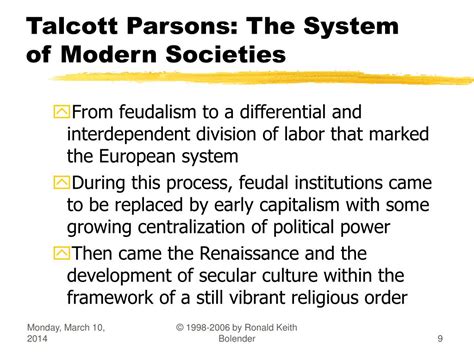 Ppt Soc4044 Sociological Theory Talcott Parsons Powerpoint